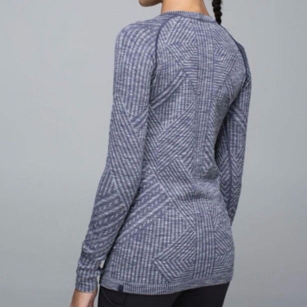 Lululemon Rest Less Pullover Heathered Cadet Blue 2 - Picture 4 of 12